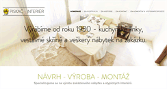 Desktop Screenshot of nabytek-piskac.cz