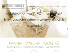 Tablet Screenshot of nabytek-piskac.cz